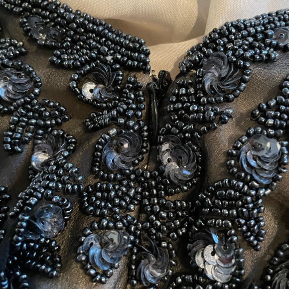 Landmark Vintage Beaded Evening Gown Size Large - Picture 15 of 15